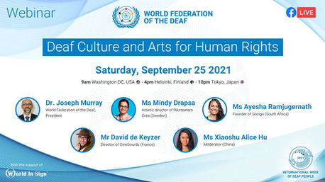 Deaf Culture and Arts for Human Rights